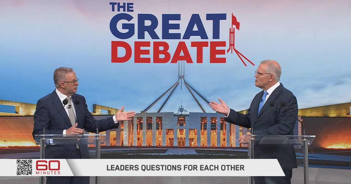 Morrison and Albanese clash in heated debate – 9News