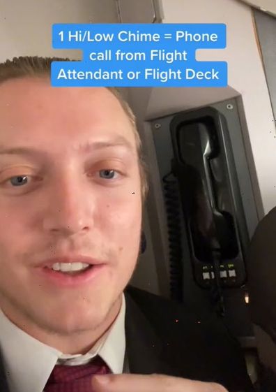 flight attendant explains noises