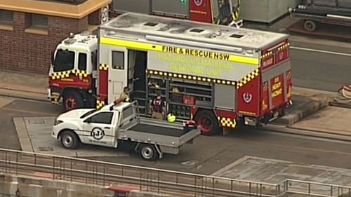 Emergency services were called to the naval base at 9.30am. (9NEWS)