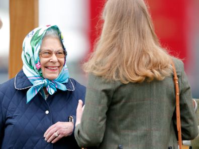 Queen Elizabeth and Lady Louise