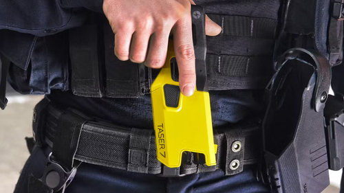 The Taser 7, as pictured on the Axon website.