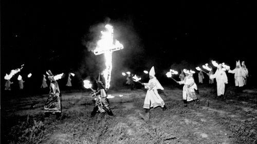 A Ku Klux Klan rally in South Carolina in 1963. (AAP)