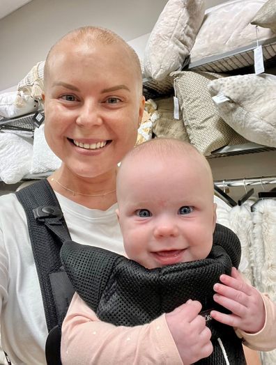 Keely Langshaw struggled with the looks she got from strangers as a young mum with cancer.