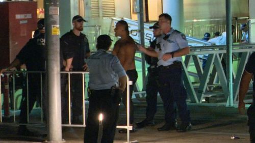 Police were forced to board a birthday cruise ship that was at a wharf in Darling Harbour on February 24 to separate feuding groups (9NEWS).