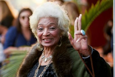 Nichelle Nichols at the Vista Theatre on April 4, 2017 in Los Angeles, California.