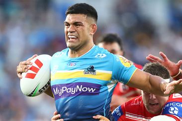 David Fifita pictured in action for the Gold Coast Titans during the 2023 NRL season