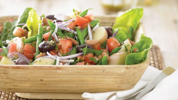 Green bean and potato salad