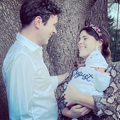 Princess Eugenie with husband Jack Brooksbank and son August