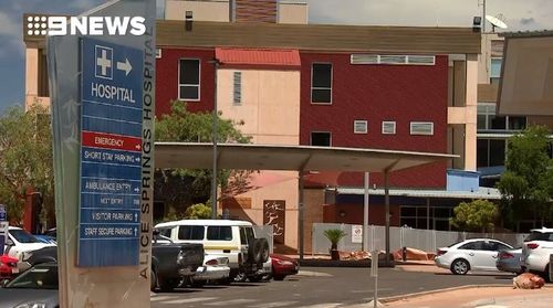 The child was treated at Alice Springs Hospital after the alleged assault.
