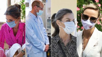 Coronavirus Royals Wearing Face Masks During The Covid 19 Pandemic Prince William Queen Letizia Queen Rania Sophie Countess Of Wessex Princess Charlene In Pictures