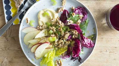 Recipe: <a href="http://kitchen.nine.com.au/2017/08/10/15/47/new-waldorf-salad" target="_top" draggable="false"><strong>New Waldorf salad recipe</strong></a>