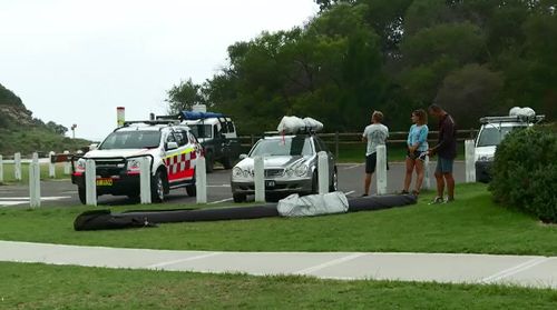 The man was treated at the scene for head, jaw and lung injuries by paramedics and surf life saving volunteers  (Supplied).