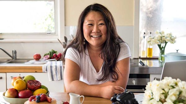 Nagi Maehashi, creator of RecipeTin Eats, pictured in her kitchen. Image: Nagi Maehashi