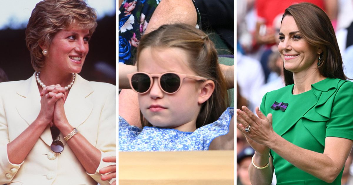 Iconic photos of the royals at Wimbledon through the years
