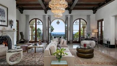 An image in the Zillow listing for the Lilac Drive mansion in Santa Barbara Meghan Markle Netflix house