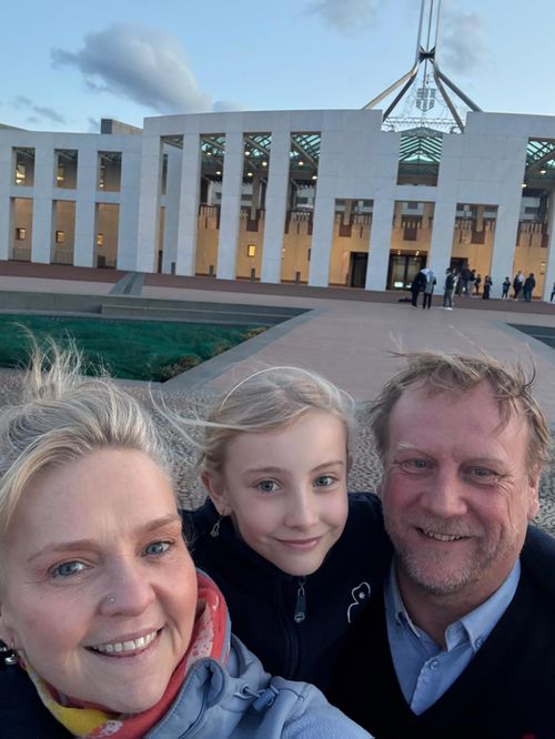 Liz Walton and family