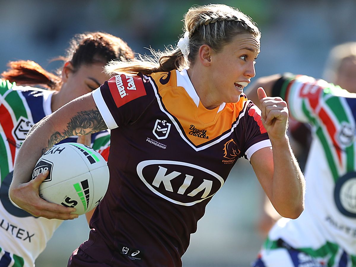 Brisbane Broncos rugby league flyer Julia Robinson talks about her  development ahead of the NRLW season