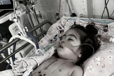 Inayah was born with a congenital heart condition. Eight babies are born a day in Australia with this disease.