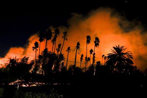 Southern California has been hit with a fresh spate of bushfires, destroying more homes and forcing evacuations.