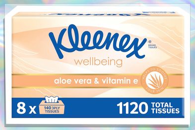 9PR: Kleenex Aloe Vera & Vitamin E 3-Ply Facial Tissues, 1120-Pack