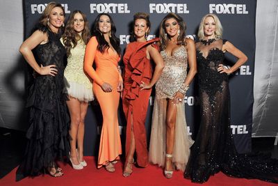 Making their first red-carpet appearance together at Foxtel's 2014 Upfront event on October 16, 2013.<br/><br/>Image: Ben Symons/Foxte