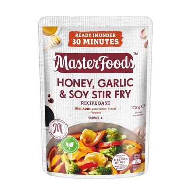 Masterfoods Stir Fry Sauce Honey, Garlic & Soy 175g - 116 calories