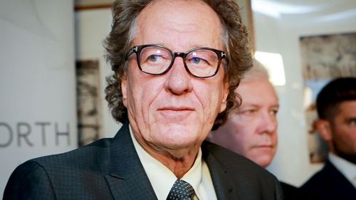 Geoffrey Rush has been left 'virtually housebound' by the court action levelled against The Daily Telegraph. (AAP)