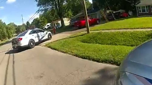 Bodycam footage shows the arrest of an alleged child kidnapper.