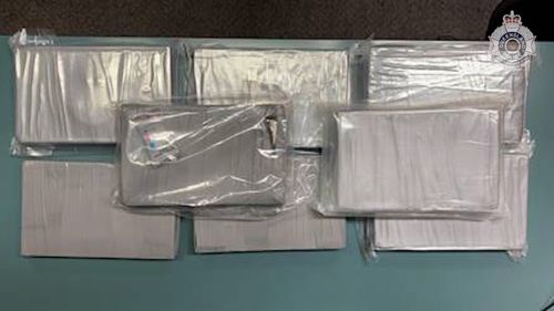 Police found the drugs when they stopped a car at the QLD/NSW border.