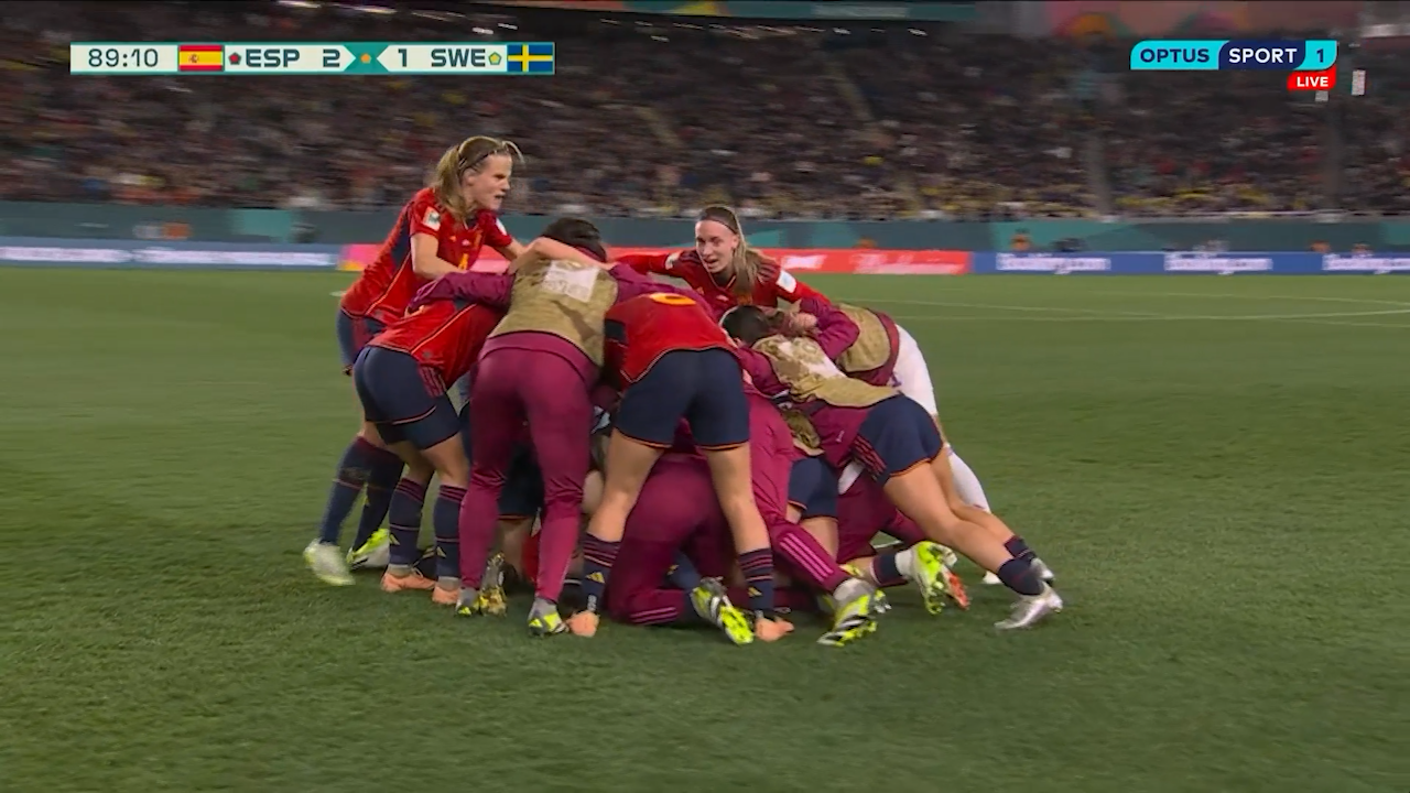 Spain through to maiden FIFA Women's World Cup final after late goal blitz against Sweden