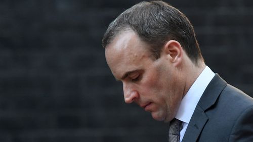 UK's Brexit Secretary Dominic Raab has quit.