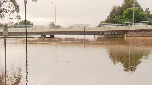 Floodwaters have peaked at the Hawkesbury River near the Windsor Bridge.