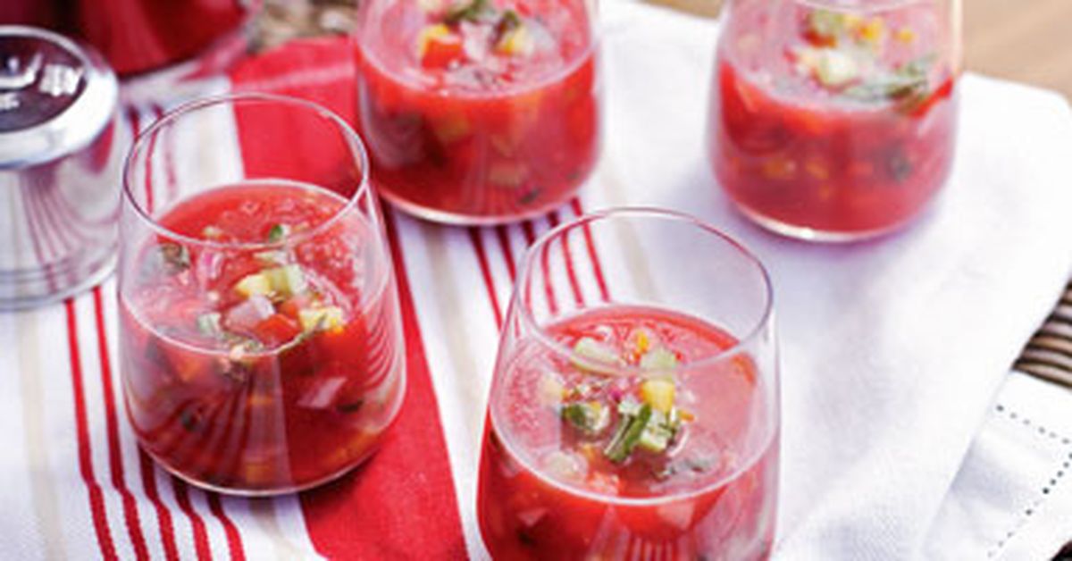 Watermelon gazpacho - 9Kitchen
