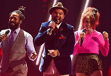 Which song did Guy Sebastian perform at the 2015 Eurovision Song Contest?