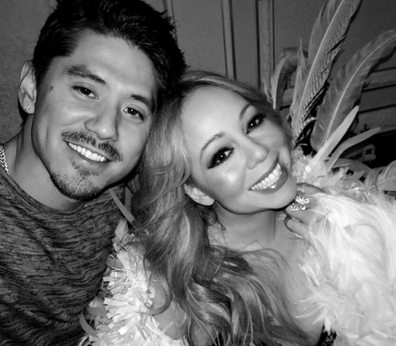 Mariah Carey and Bryan Tanaka 