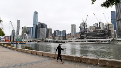 Brisbane CBD from Southbank