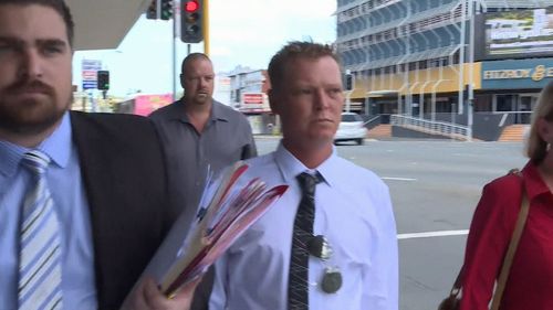 Mr Orchard fronted Rockhampton Magistrates Court earlier today over the crocodile shooting. (9NEWS)