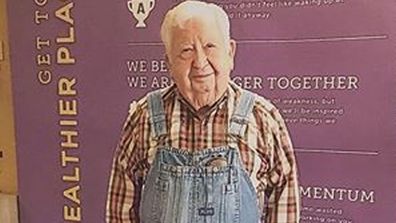 Mr Lloyd Black 91-year-old Member of the Month at Anytime Fitness in US