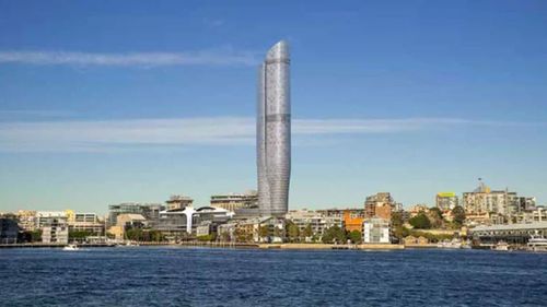 An artist's impression of The Star's proposed tower.