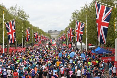 Over 40,000 runners participated in the London Marathon this year with many dressing up and raising money for charity.