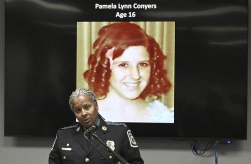 More than a half-century after Maryland high school student Pamela Conyers was found strangled to death following her disappearance from a local shopping mall, law enforcement officials announced Friday that they finally solved the case.