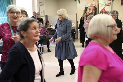 Camilla Duchess of Cornwall dancing 