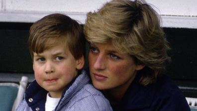 Prince William and Di