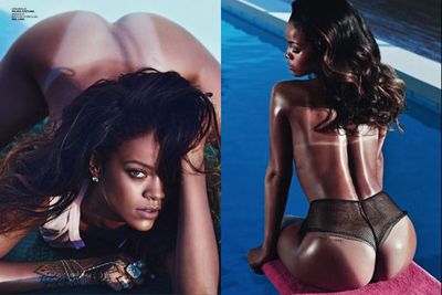 Funnily enough, these <i>Lui </i>snaps landed RiRi in hot water with Instagram after she posted them!<br/><br/>Images: Mario Sorrenti/Lui
