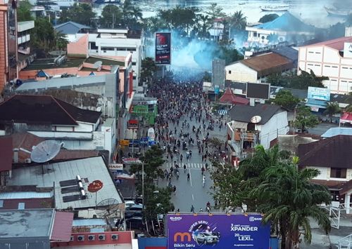 Four Australian's could face travel bans after participating in West Papuan pro-independence demonstrations. 