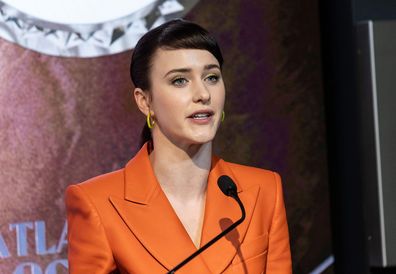 Rachel Brosnahan visits Empire State Building in celebration of Covenant House's 50th anniversary 23 May 2022