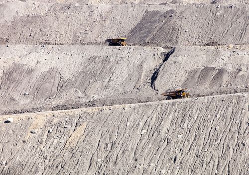 The Beltana number 1 mine, an open cast or drift coal mine managed by Xstrata coal in the Hunter Valley, New South Wales.