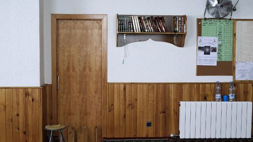 A room inside the mosque of the Annour muslim community in Ripoll. (AFP)