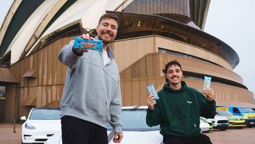 C﻿ontent creator MrBeast has landed in Australia for the first time. Jimmy Donaldson has brought an exclusive sweepstakes to his dedicated Australian fanbase, offering consumers a chance to win a car when purchasing a new Feastables chocolate bar nationally.
