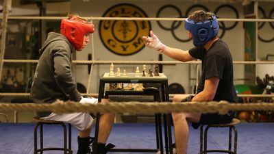 Boxing chess sees two opponents pummel each other in the ring and between rounds sit down for games of chess.